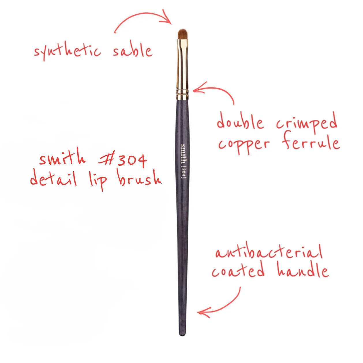 304 Detailed Lip Brush