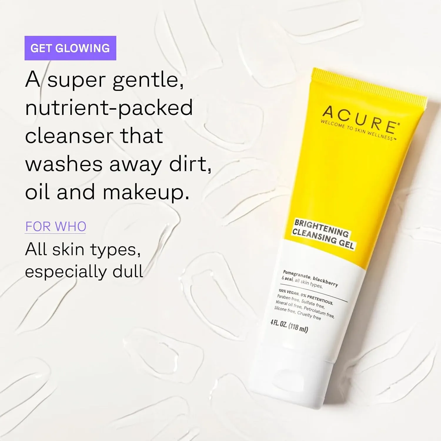 ACURE Brightening Cleansing Gel Nettoyant