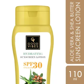 Aloe Vera & Shea Butter Hydrating Sunscreen Lotion SPF 30