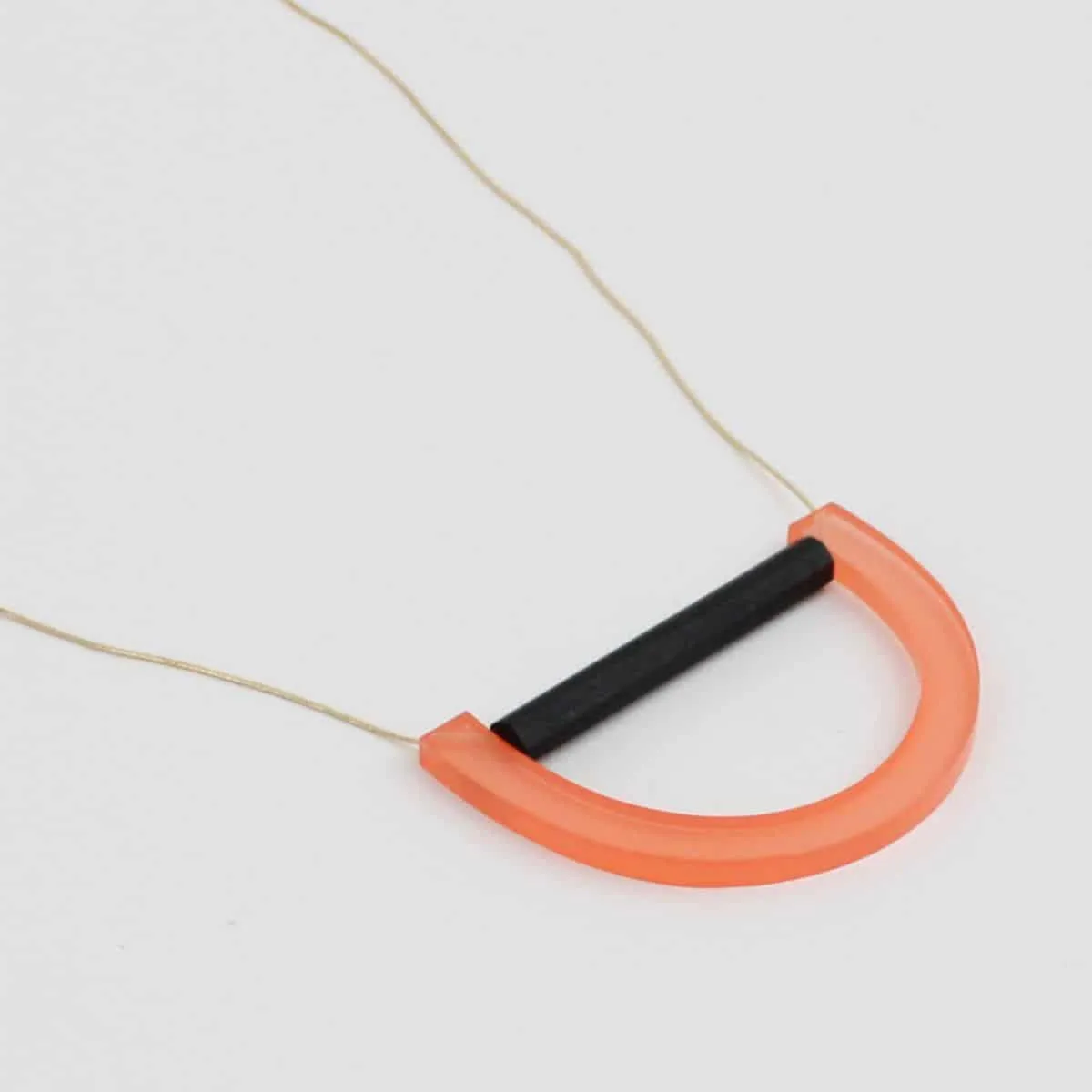 Blush Crescent Hallie Necklace