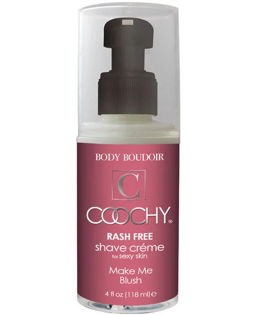 Coochy Rashfree Shave Creme - 4 Oz Make Me Blush