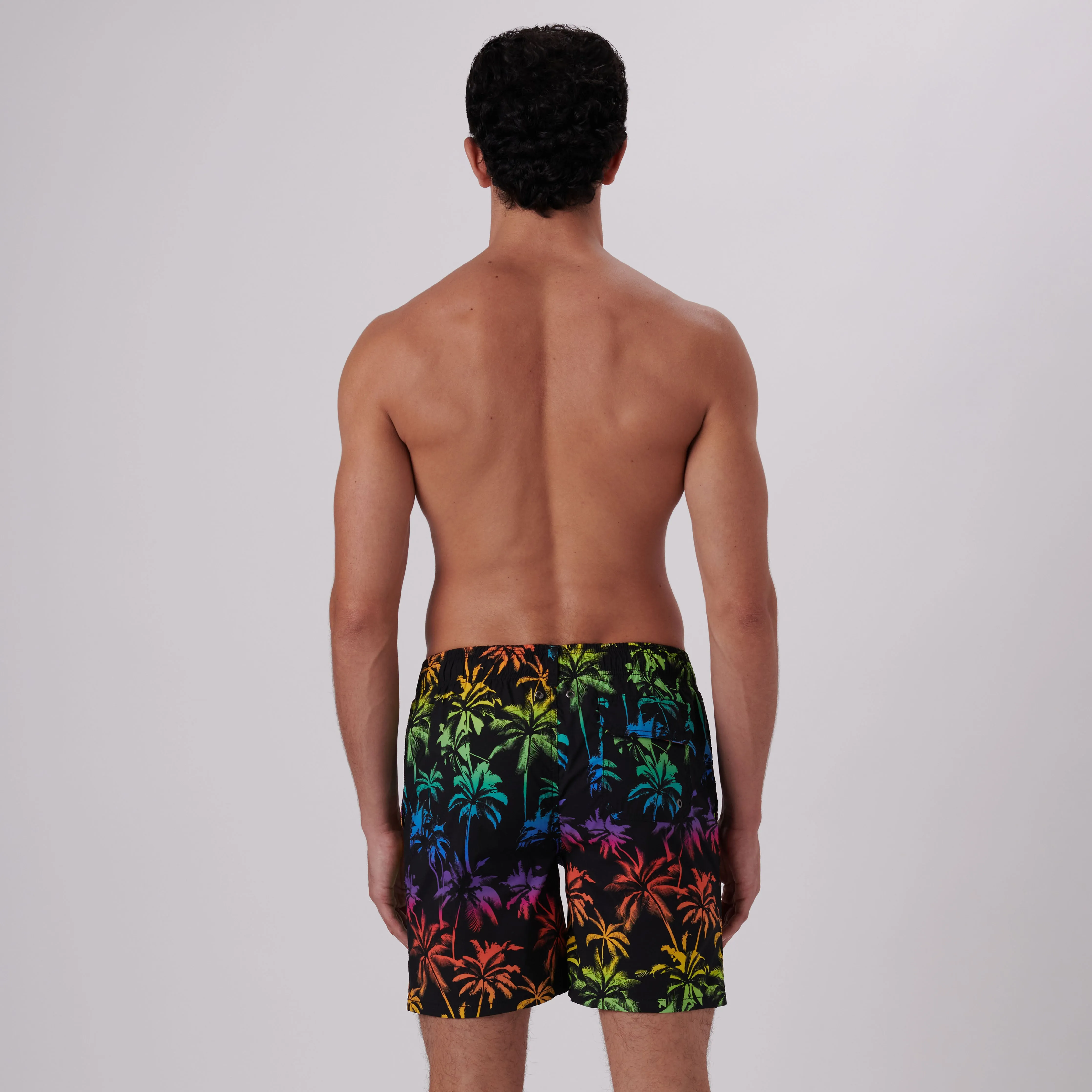 Cosmo Palm Trees Swim Trunks