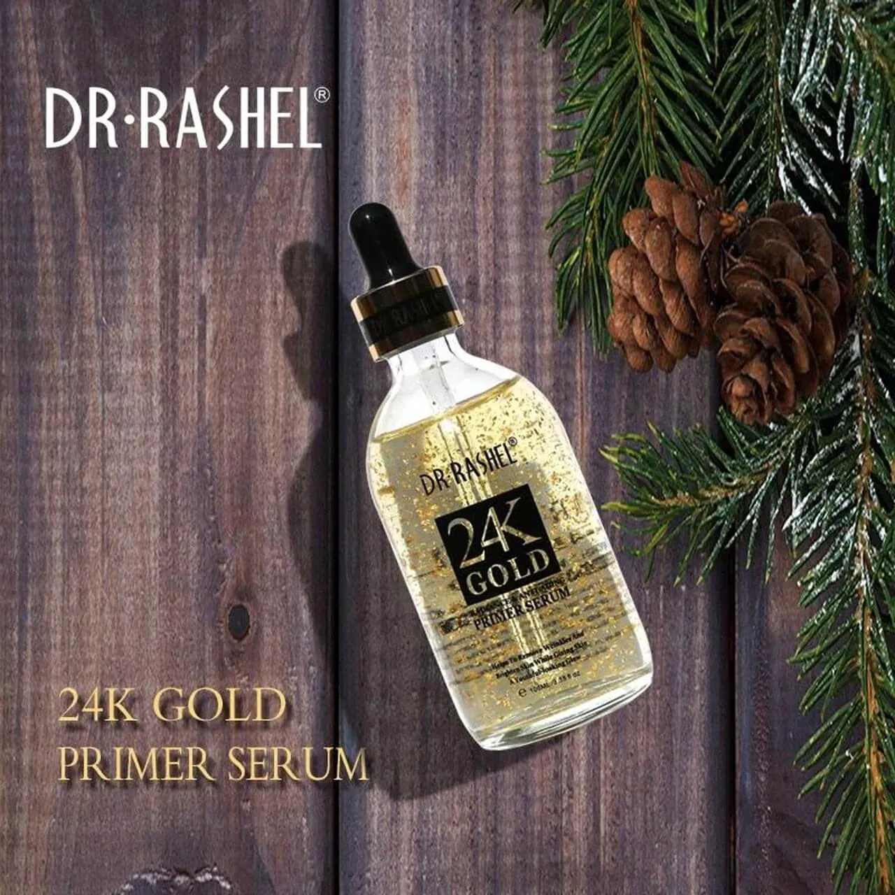 Dr.Rashel 24K Gold Radiance & Anti Aging Primer Serum – 100ml