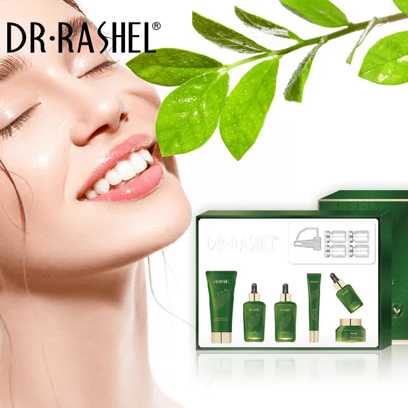 Dr.Rashel Green Tea Purify Balancing Skin Care Kit - 10 Pcs Set