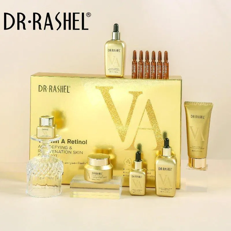 Dr.Rashel Vitamin A Retinol Age-Defying & Rejuvenation Skin Care Set - 12 pcs Box