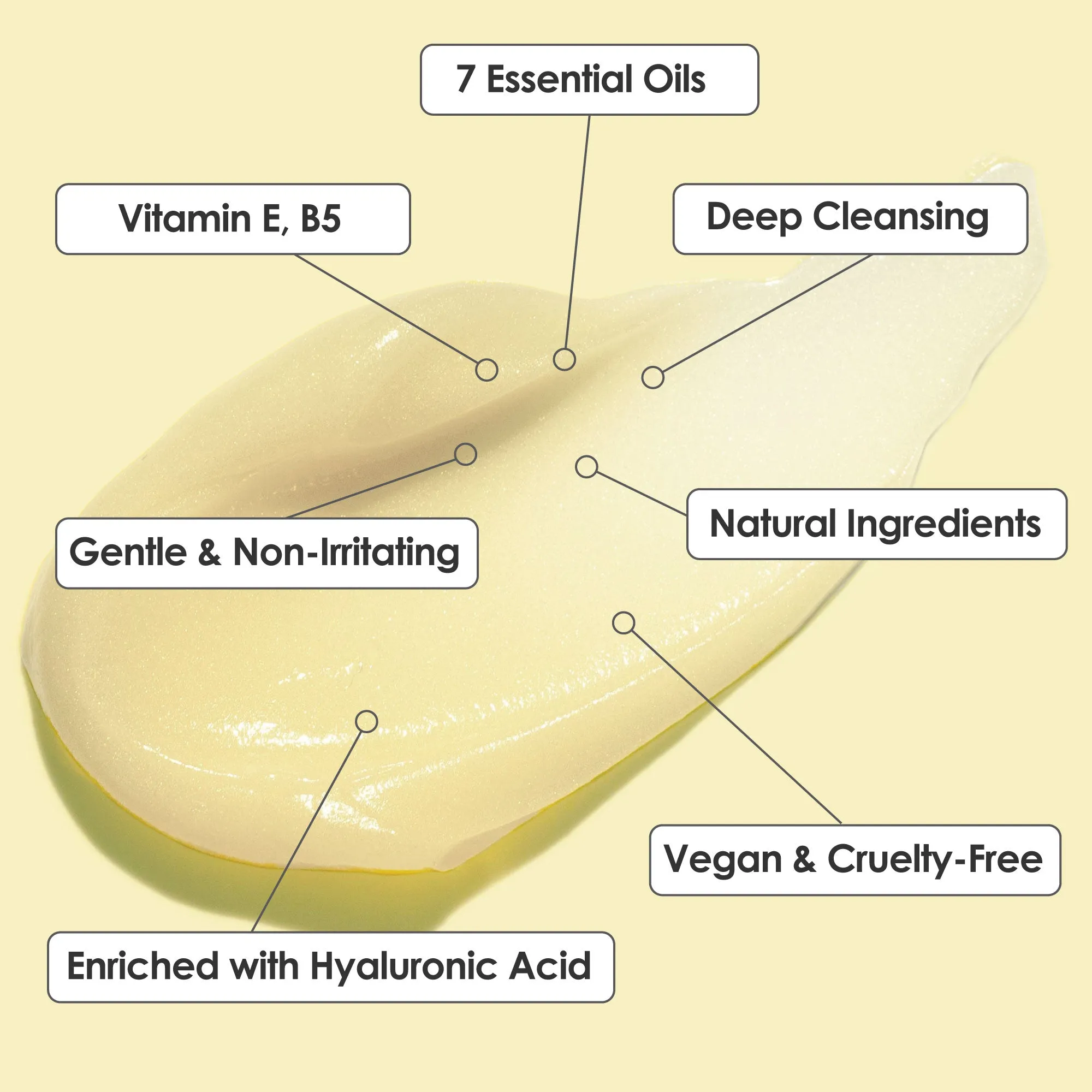 E7 Natural Cleansing Balm with Hyaluronic Acid   Vitamin E