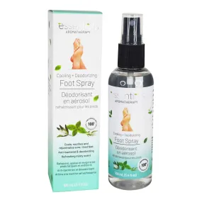 Essential Aromatherapy Cooling   Deodorizing Foot Spray