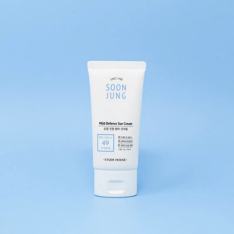 ETUDE HOUSE SOON JUNG MILD DEFENCE SUN CREAM