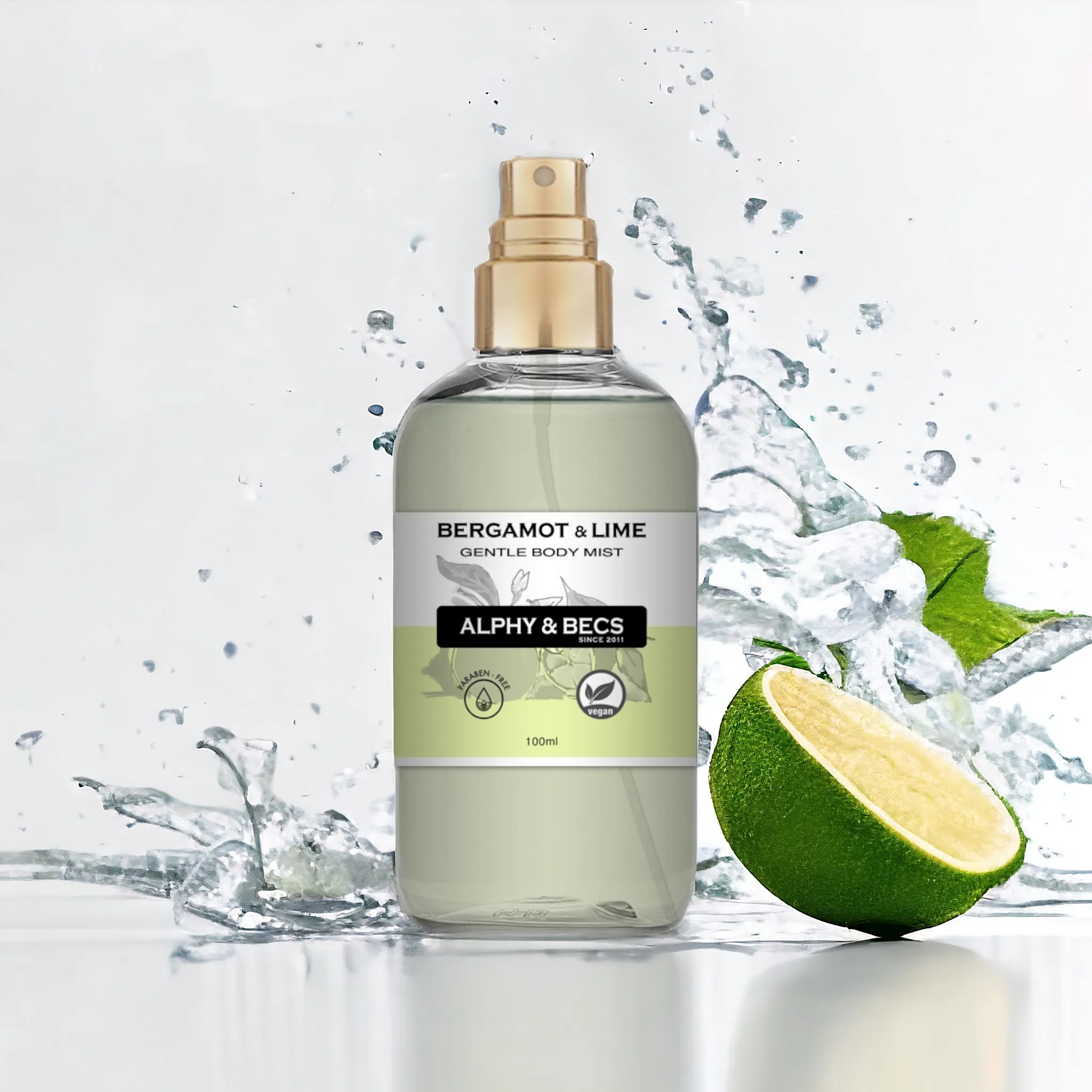 Gentle Body Spray - Bergamot & Lime - 100ml