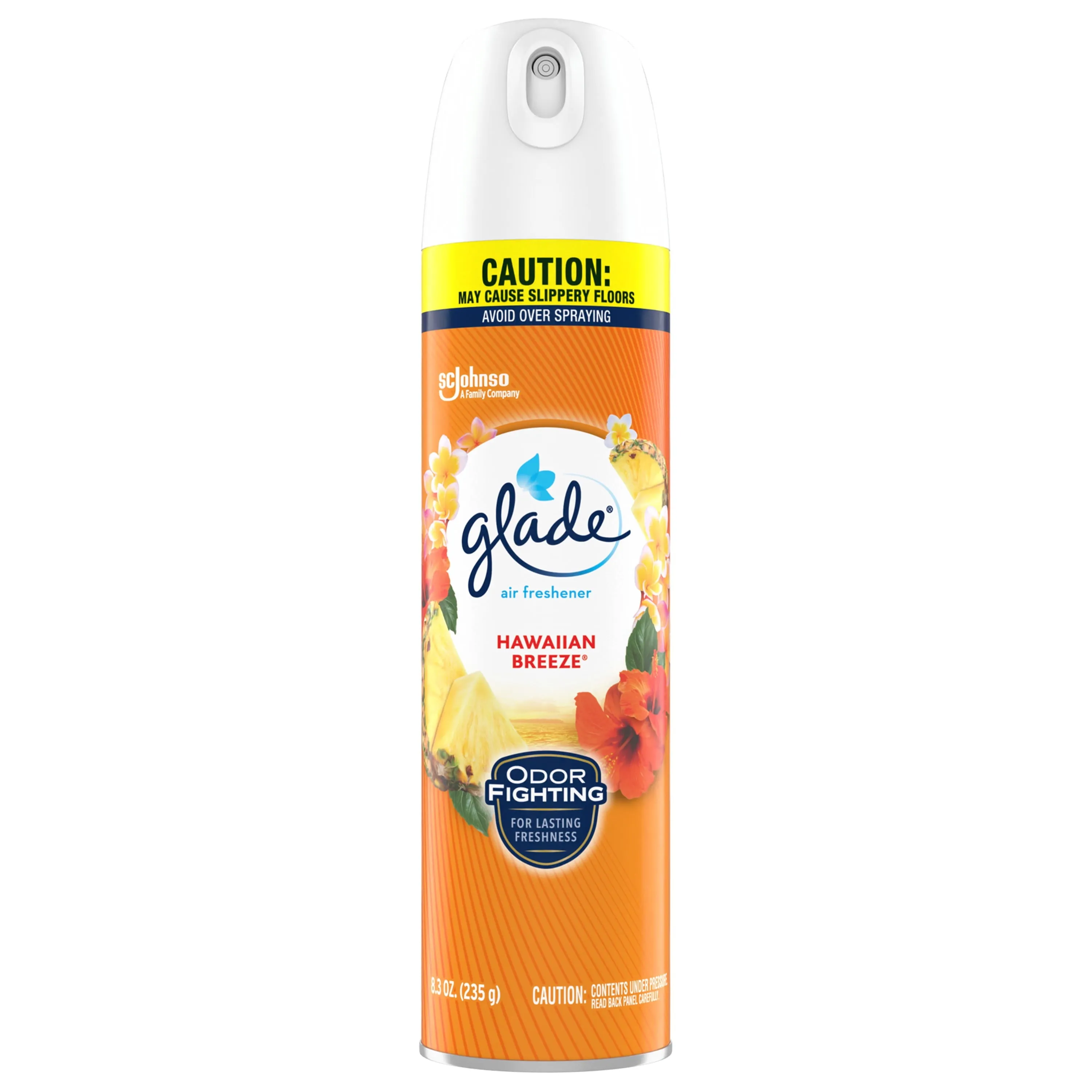 Glade Aerosol Spray, Air Freshener for Home, Hawaiian Breeze Scent, Fragrance Infused with Essential Oils, Invigorating and Refreshing, with 100% Natural Propellent, 8.3 oz