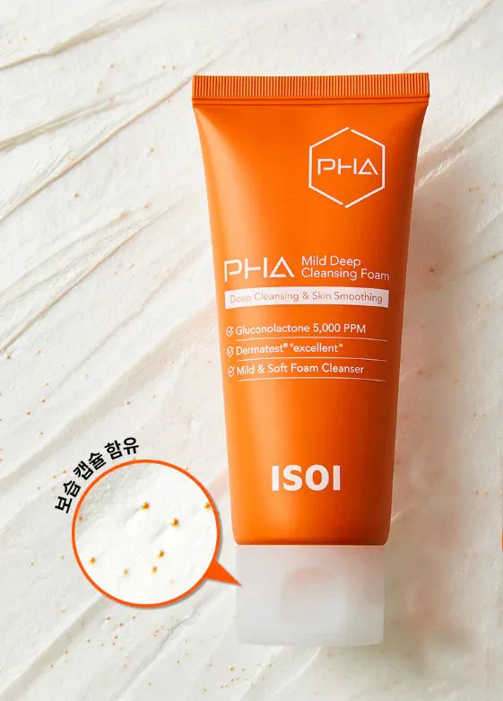 ISOI PHA Mild Deep Cleansing Foam غسول البشرة الرغوي للتنظيف العميق من اسوي