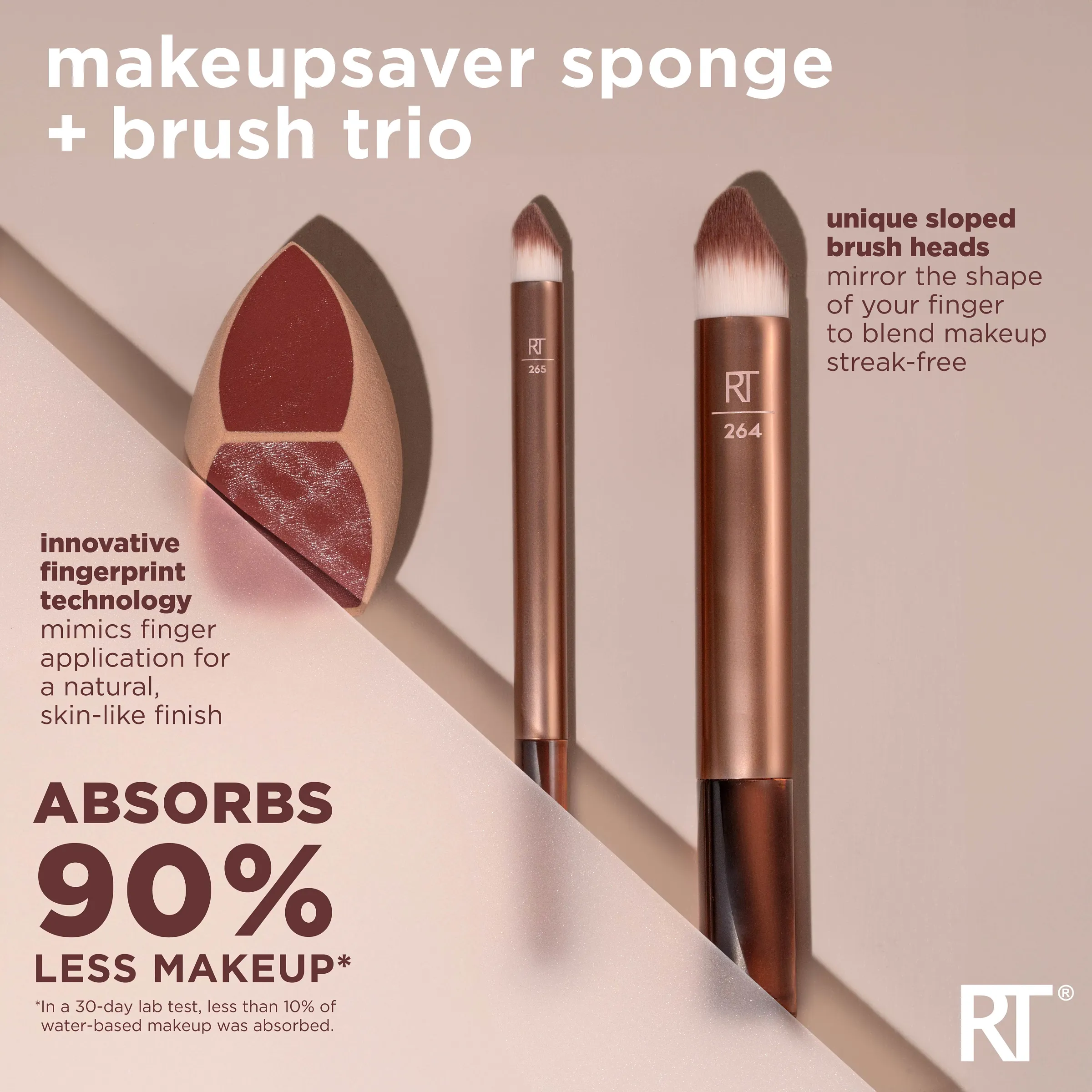 Makeupsaver Sponge   Brush Trio