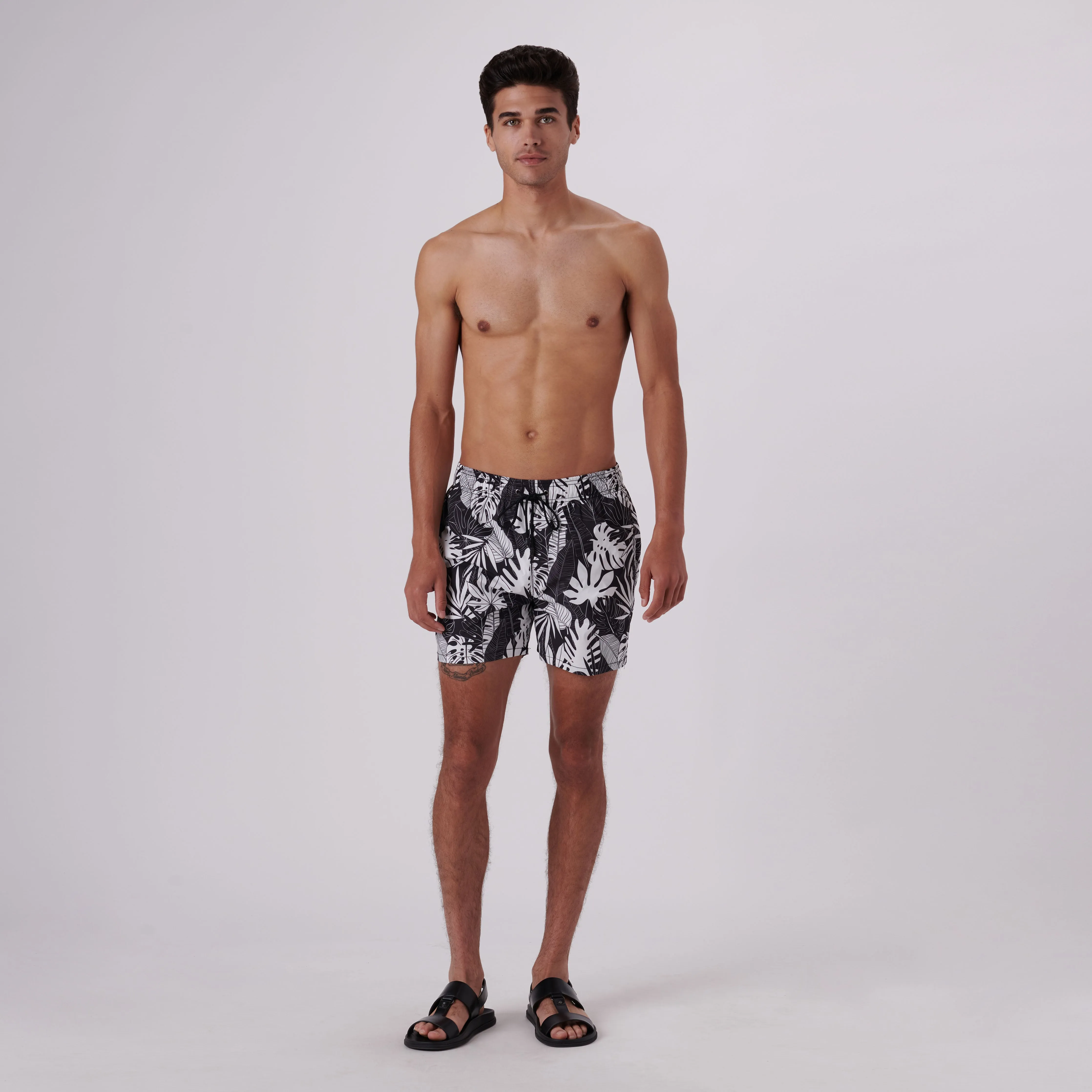 Max Tropical Leaves Swim Trunks