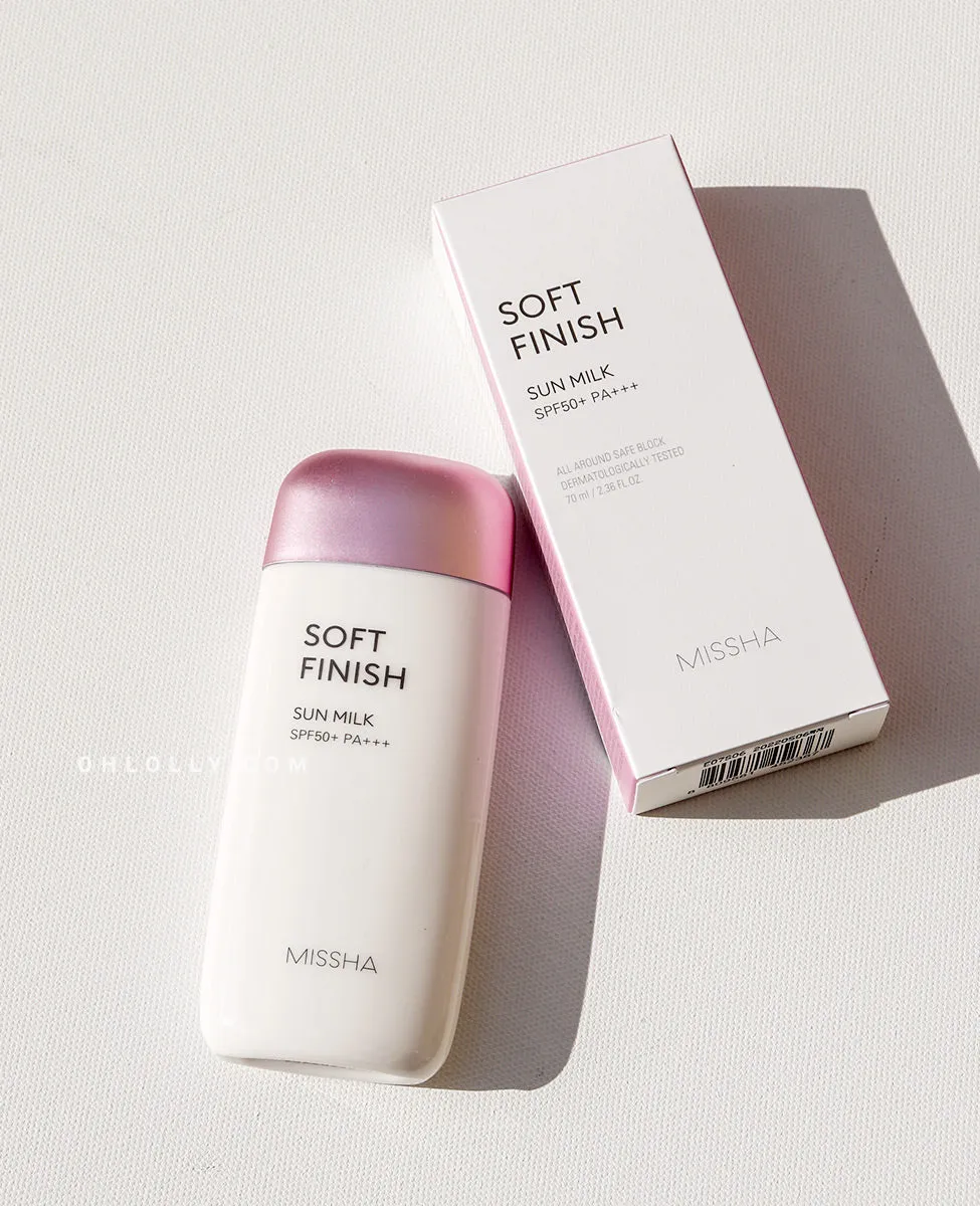 Missha All-around Safe Block Soft Finish Sun Milk (SPF 50  PA   )