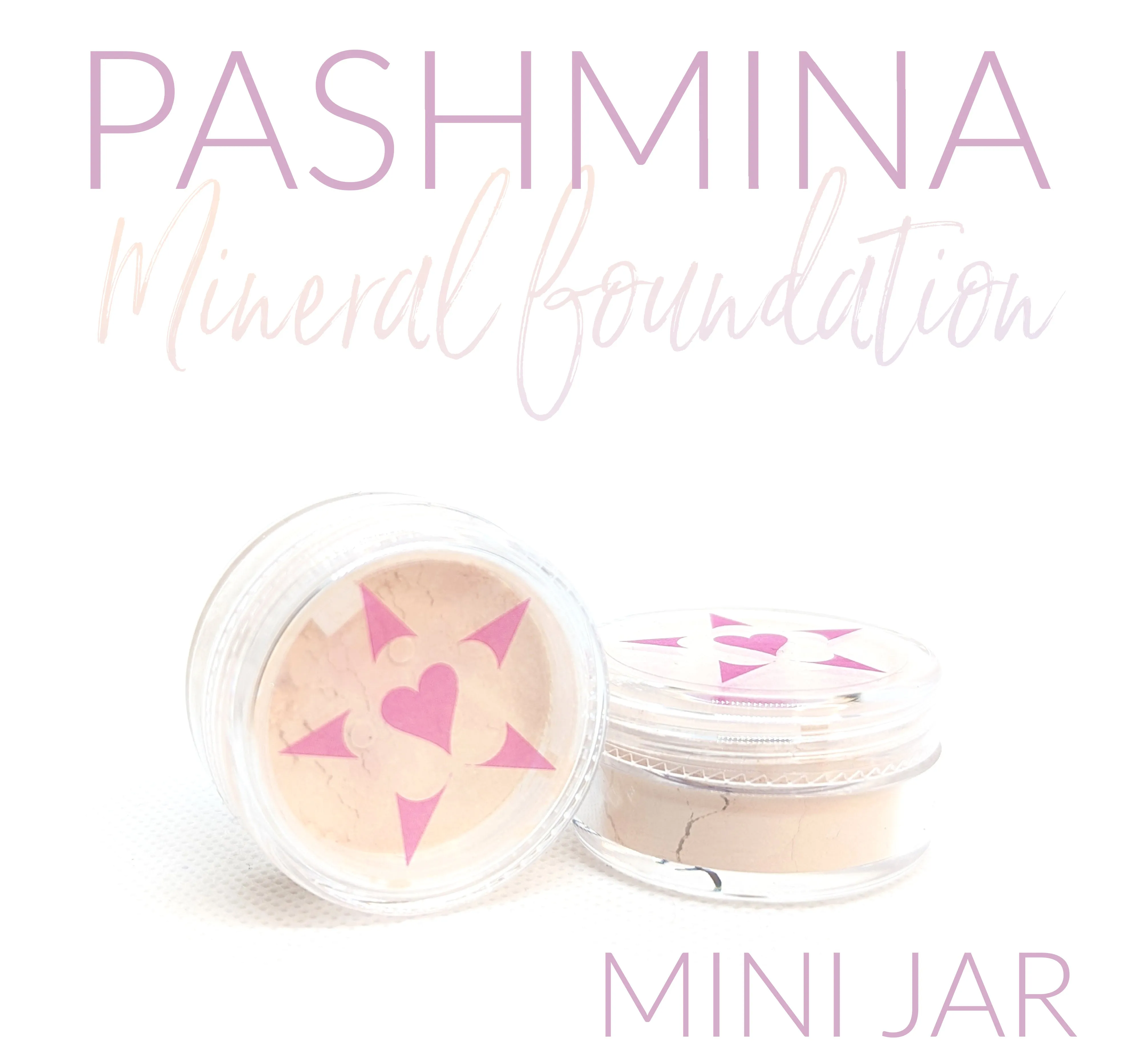 PASHMINA Heavy Coverage Mineral Foundation/Concealer - MINI SIZE JAR