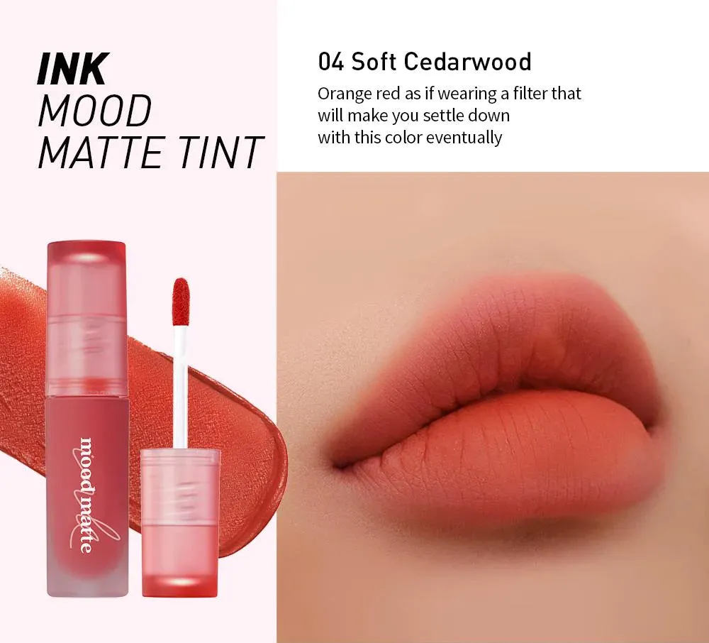 Peripera Ink Mood Matte Tint 04 Soft Cedar Wood