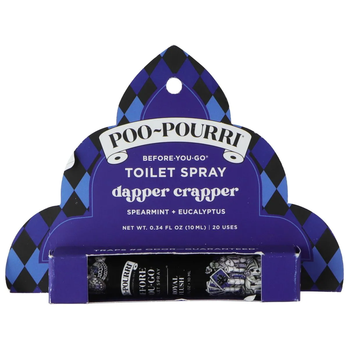 Poo-Pourri Before-You-Go Scented Toilet Spray - Dapper Capper (Single)