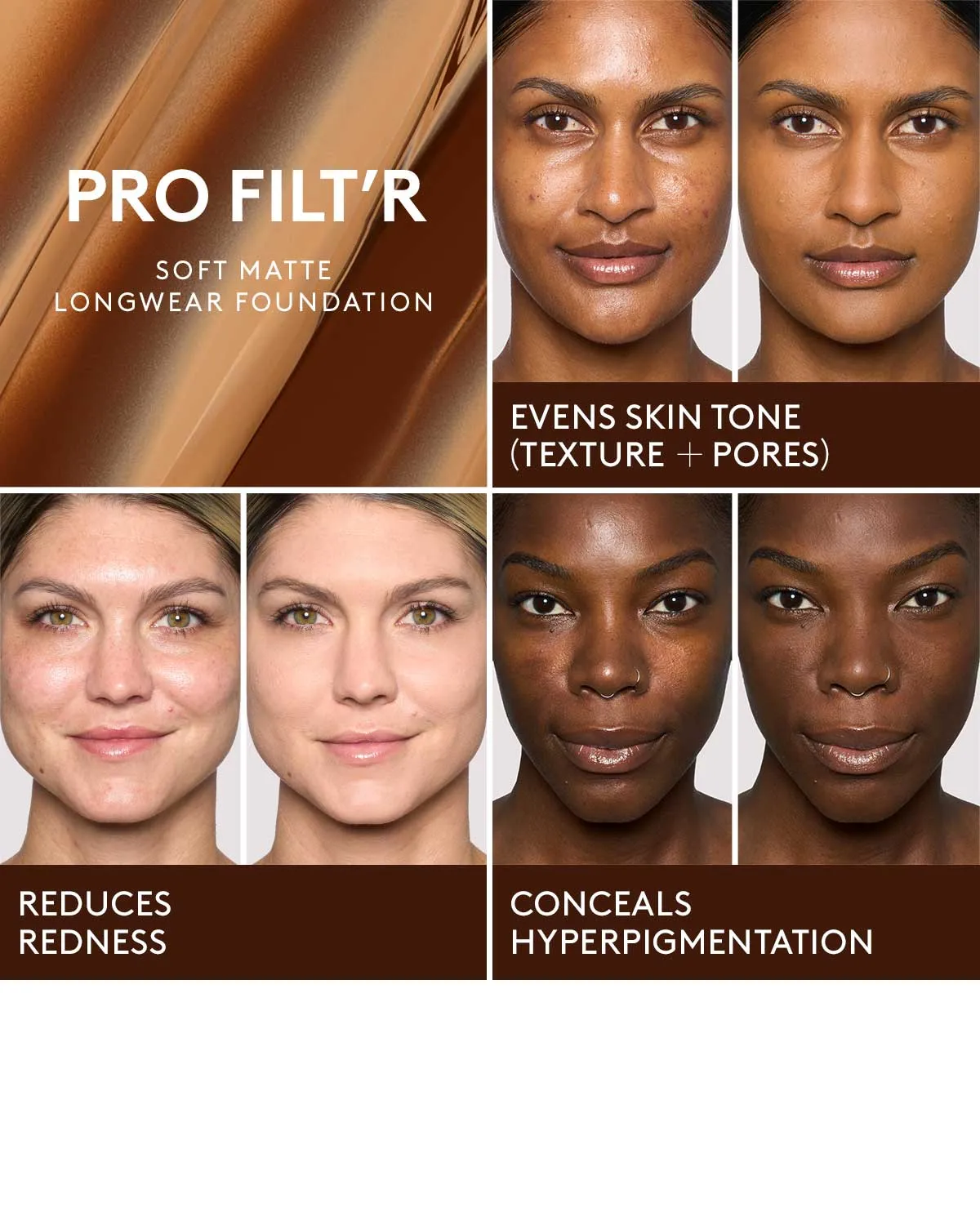 Pro Filt'r Soft Matte Longwear Foundation — #175