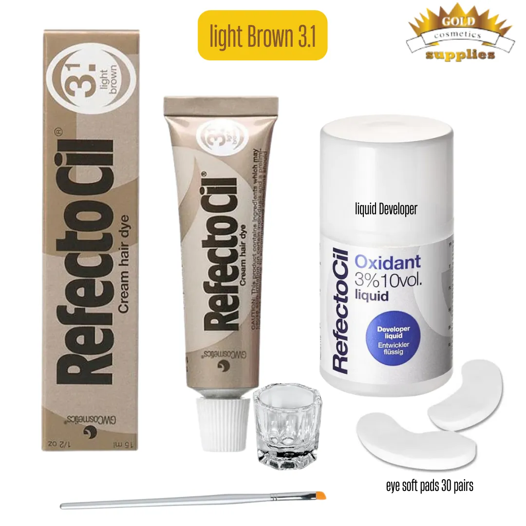 Refectocil Brow & Lash Tint - Light Brown No. 3.1 - MINI KIT