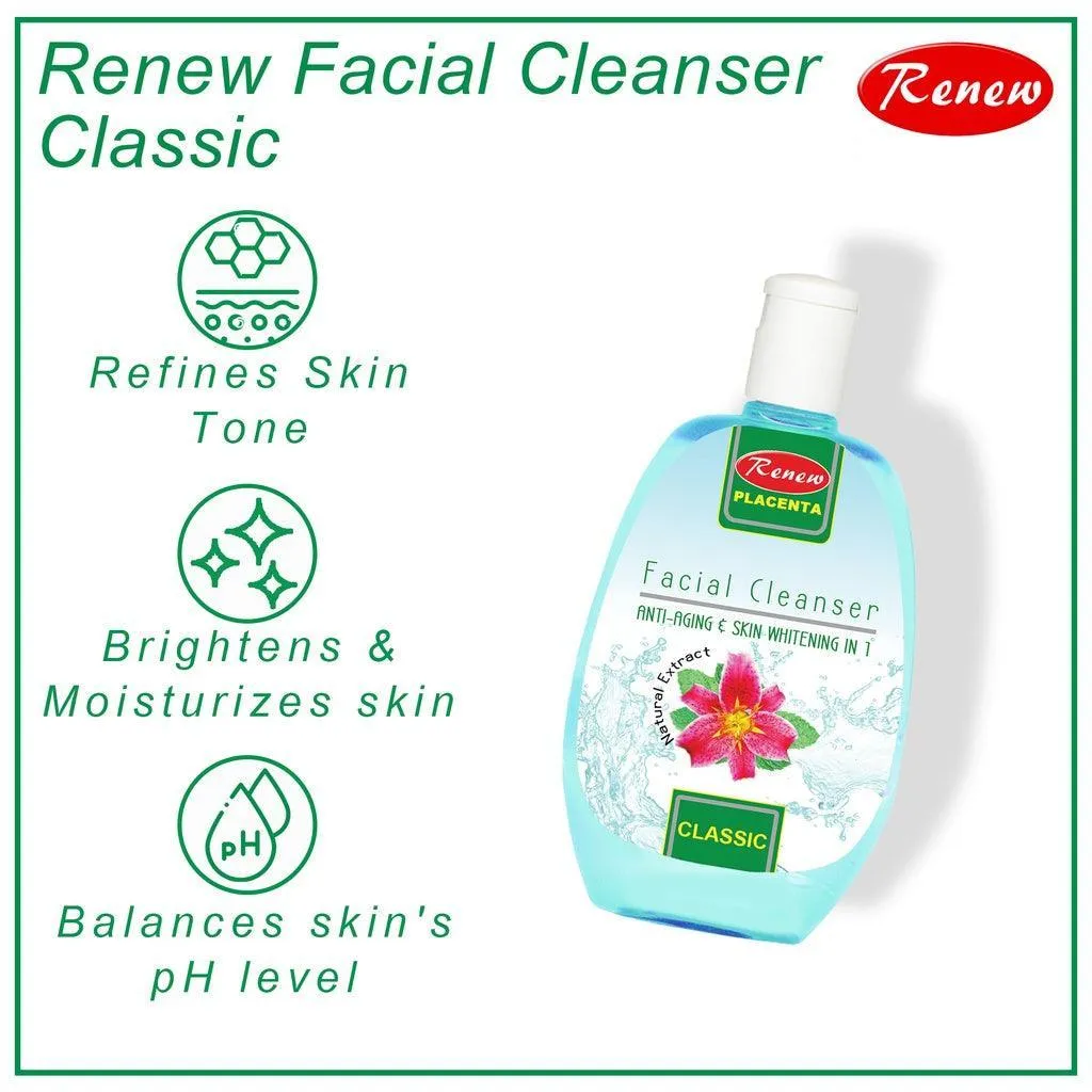 Renew Placenta Facial Cleanser Classic - 250ml