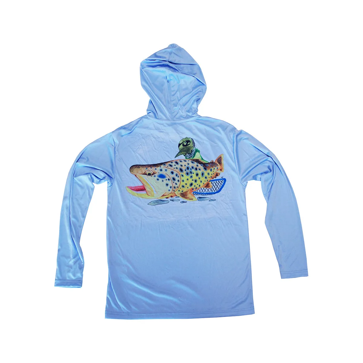 Sun Hoodie - Sky Blue - Wes Ashcraft Custom