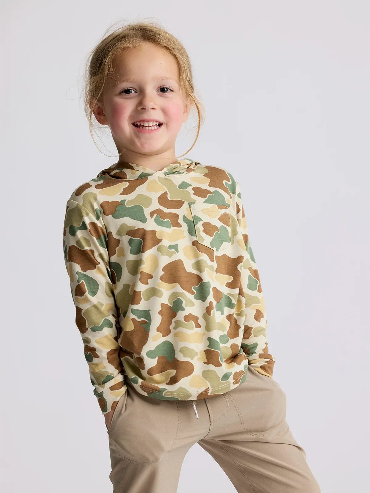 Toddler Bamboo Shade Hoodie - Vintage Camo