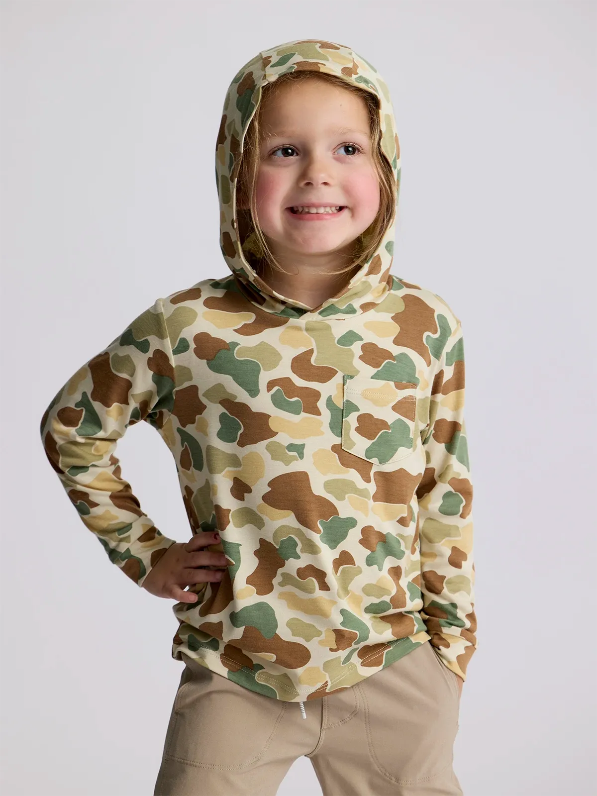 Toddler Bamboo Shade Hoodie - Vintage Camo